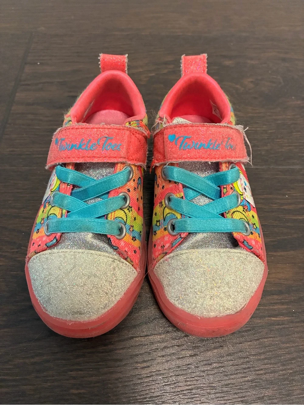 Skechers Twinkle Toes - 4 Pairs, Price - Light-Up Shoes - Pink - Girls 8T
